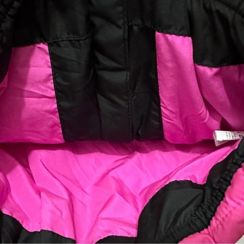 342 PUMA | EUC Girls  Pink & Black Colorblock Puffer Vest – Size XS (5/6)
